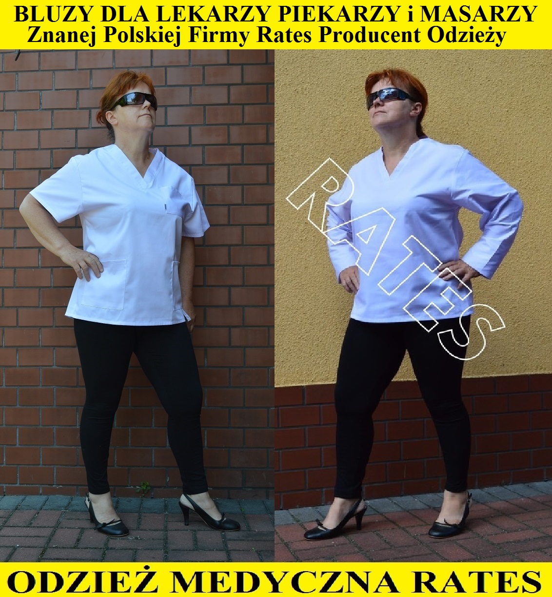 BLUZY PIEKARSKIE MASARSKIE LEKARSKIE