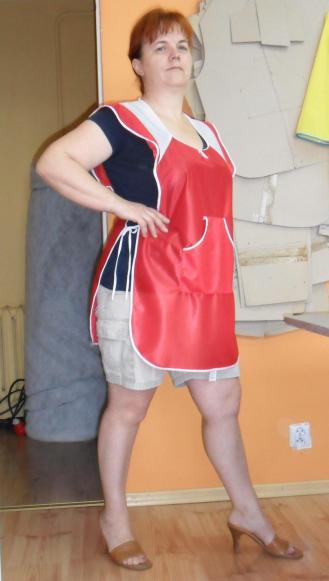 FARTUCH STYLONOWY MOTYLEK