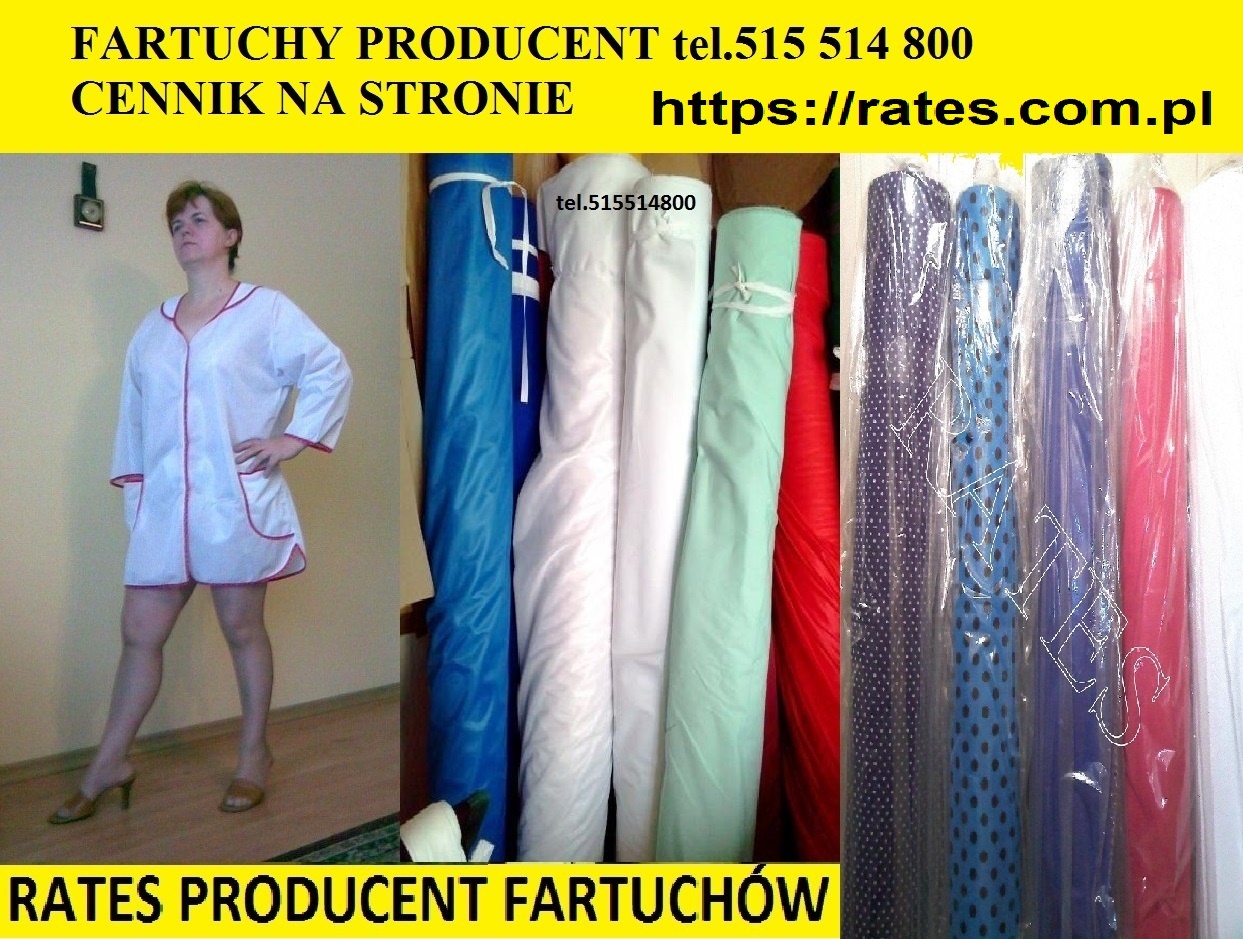 fartuchy stylonowe producent Rates