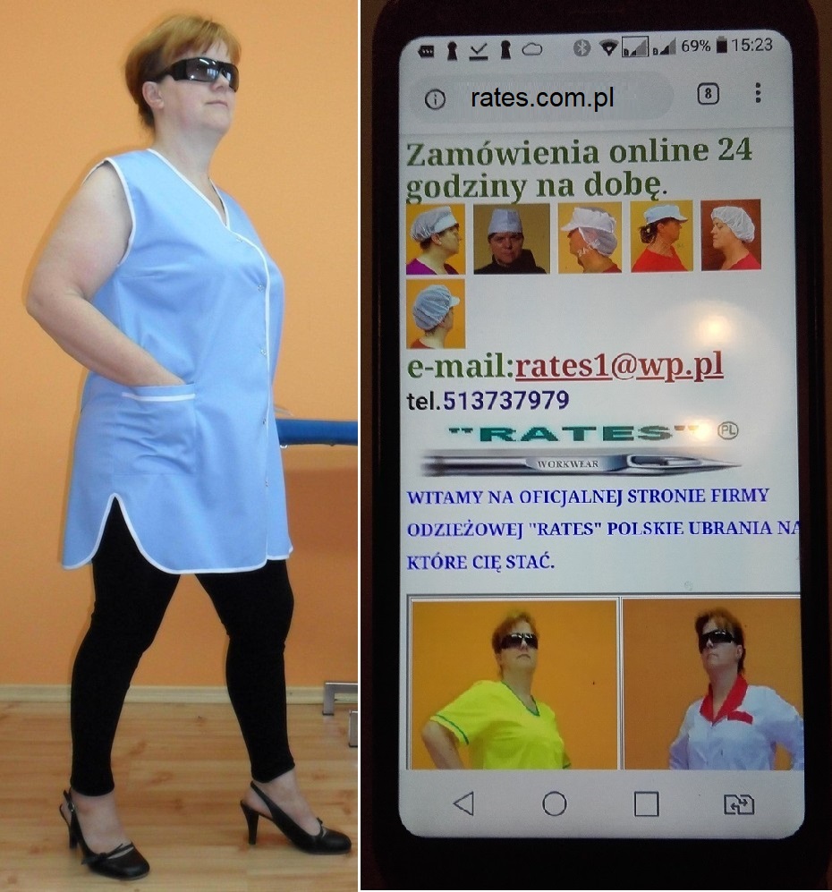 fartuchy damskie bez rękawów