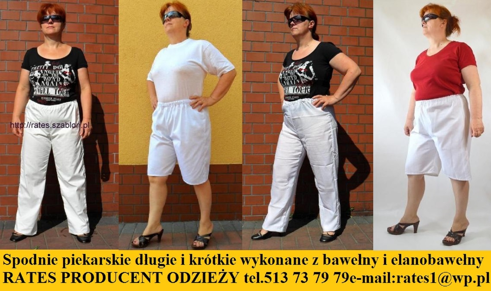 Spodnie piekarskie